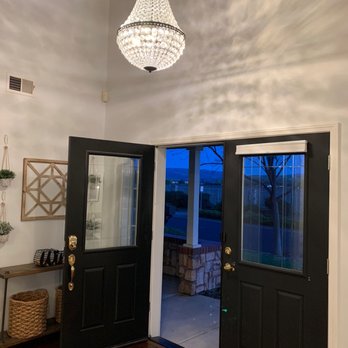 Spitzer Electric - Crystal chandelier hung by Spitzer Electric - Electricians Near Me