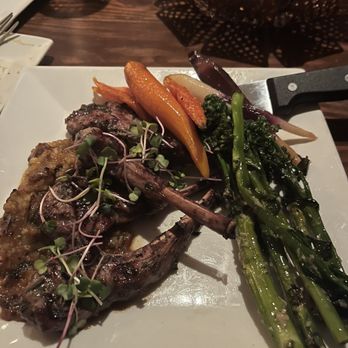 OAK - My Oder - lamb chop pops and veggies. Lamb was very good. Veggies too oily/ buttery . - Bars Near Me - Gainesville, Florida