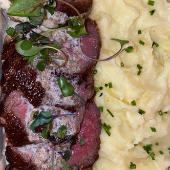 Primal Cuts - 6 oz. Picanha Cut top with truffle butter and Buttery Mash Potatoes - Steakhouses Near Me - Stanton, California