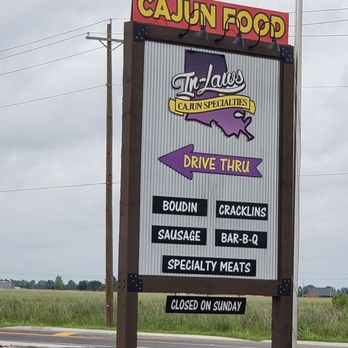 In Laws - Front sign - Cajun/Creole Near Me - Iowa, Louisiana In Laws - Front sign - Cajun/Creole Near Me - Iowa, Louisiana
