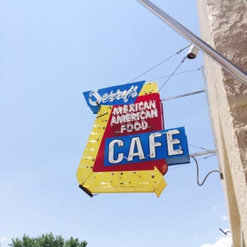 Jerry's Cafe - Jerry's iconic sign. - New Mexican Cuisine Near Me - Gallup, New Mexico Jerry's Cafe - Jerry's iconic sign. - New Mexican Cuisine Near Me - Gallup, New Mexico