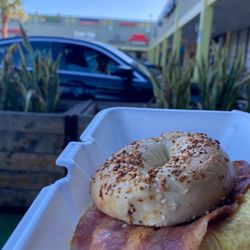 House of Bagels & Bialys - 1. Bacon, Egg and Cheese Sandwich