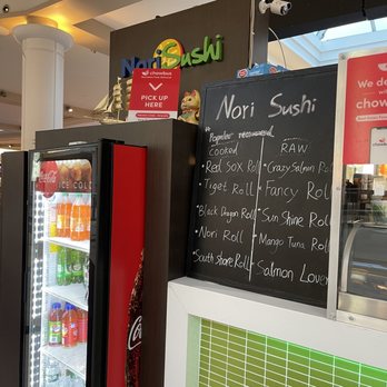 Nori Sushi - a menu on a blackboard - Japanese Near Me - Braintree, Massachusetts
