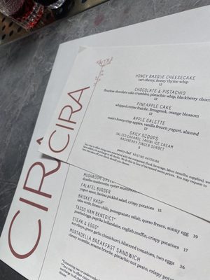 Menu photo 6 Cira Chicago, IL