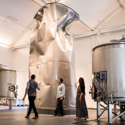Hess Persson Estates - The Lions Head Cellar featuring a relic from the 2014 Napa Earthquake