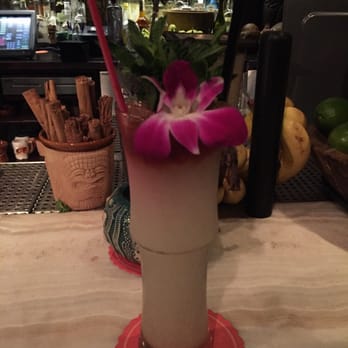 Three Dots and A Dash - 3 layer cocktail "don't touch my bikini" - Asian Fusion Near Me - Chicago, Illinois Three Dots and A Dash - 3 layer cocktail "don't touch my bikini" - Asian Fusion Near Me - Chicago, Illinois