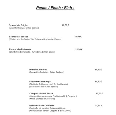 Menu photo 1 Topo Gigio Frankfurt, HE Menu photo 1 Topo Gigio Frankfurt, HE