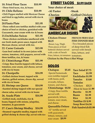 Menu photo 2 Casa Azteca O Fallon, IL Menu photo 2 Casa Azteca O Fallon, IL