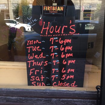 FIREBEAN Espresso - Coffee & Tea Near Me - Masury, Pennsylvania