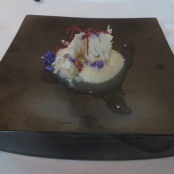 Spago - DineLA: Cauliflower Curry Panna Cotta, Maine Lobster, Geoduck (Wild & Domestic Edible Flowers, Crisp Corned Beef, Shaved Cauliflowers) - New American Near Me - Beverly Hills, California Spago - DineLA: Cauliflower Curry Panna Cotta, Maine Lobster, Geoduck (Wild & Domestic Edible Flowers, Crisp Corned Beef, Shaved Cauliflowers) - New American Near Me - Beverly Hills, California