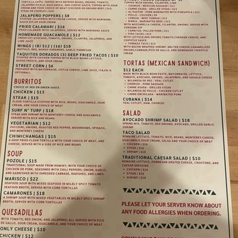La Terraza - Menue - Mexican Near Me - Oxford, Connecticut La Terraza - Menue - Mexican Near Me - Oxford, Connecticut