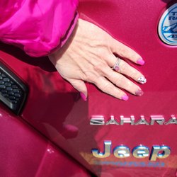 Luxury Nails - Ben did a design that matches my Pink Tuscadero Jeep Wrangler!!