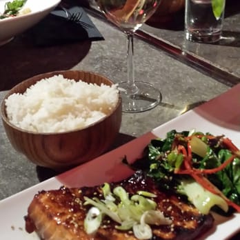 Jade Eatery And Lounge - House White Wine & Teriyaki Salmon - Asian Fusion Near Me - Forest Hills, New York Jade Eatery And Lounge - House White Wine & Teriyaki Salmon - Asian Fusion Near Me - Forest Hills, New York