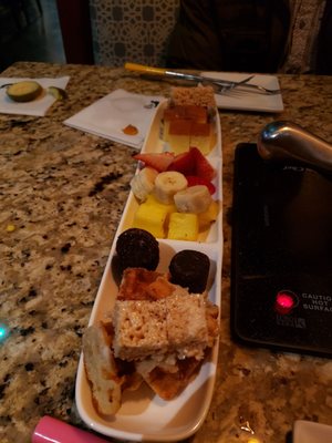 Photo of The Melting Pot - Newport News, VA, US. Items we dip in chocolate
