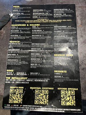 Menu photo 3 Steel Mill Saloon Pittsburgh, PA