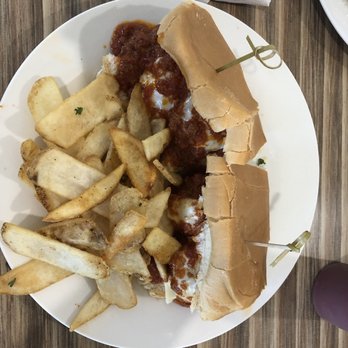 @ The Diner - Meatball sandwich and fries - Breakfast & Brunch Near Me - Orlando, Florida @ The Diner - Meatball sandwich and fries - Breakfast & Brunch Near Me - Orlando, Florida