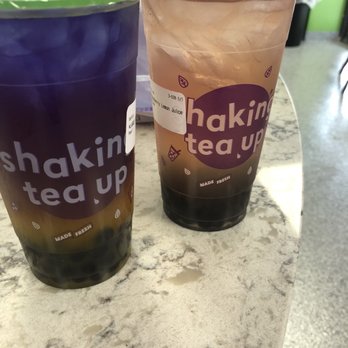 Chatime - Towson - Left: sunset mango Right: raspberry lemon - Bubble Tea Near Me - Towson, Maryland Chatime - Towson - Left: sunset mango Right: raspberry lemon - Bubble Tea Near Me - Towson, Maryland