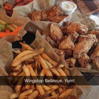 Wingstop - Clockwise from top - original hot, Louisiana hot & garlic parmesan. - Chicken Wings Near Me - Bellevue, Washington