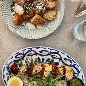Aba - Grilled Chicken Kebab and Crispy Potatoes - Mediterranean Near Me - Chicago, Illinois