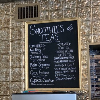 Cypress Creek Coffee House - smoothie and tea menu! - Coffee & Tea Near Me - Wimberley, Texas