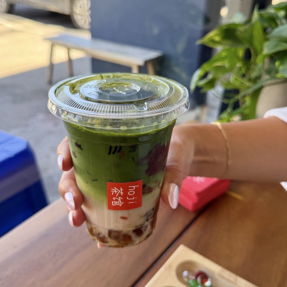 Strawberry matcha latte (oat milk) Strawberry matcha latte (oat milk)