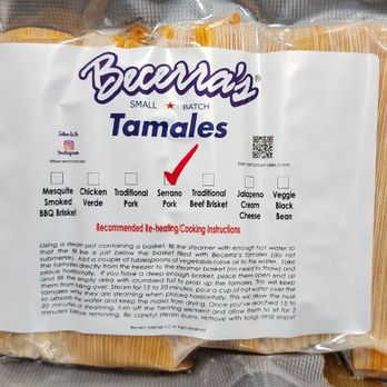 Becerra's Tamales - Same great product, new vacuum packaging! - Food Stands Near Me - Dallas, Texas Becerra's Tamales - Same great product, new vacuum packaging! - Food Stands Near Me - Dallas, Texas
