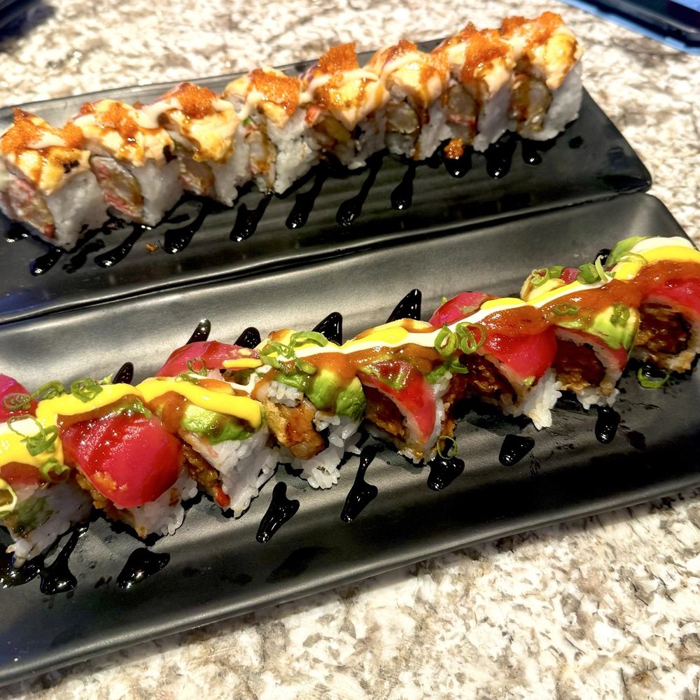 Oceano - The red one beautiful but very spicy called James. The back was Royal Flush delicious. - Seafood Near Me - Reno, Nevada Oceano - The red one beautiful but very spicy called James. The back was Royal Flush delicious. - Seafood Near Me - Reno, Nevada
