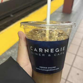 Carnegie Diner & Cafe - Iced oat vanilla latte - Diners Near Me - New York, New York