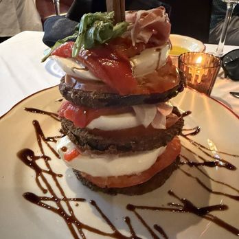 Di Maggio’s - Mozzarella fried eggplant and tomato stack - Italian Near Me - Scottsdale, Arizona Di Maggio’s - Mozzarella fried eggplant and tomato stack - Italian Near Me - Scottsdale, Arizona