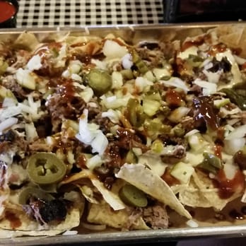 Stack City BBQ & Beer - BBQ brisket nachos. So much yum on one tray. - Barbeque Near Me - Austin, Texas Stack City BBQ & Beer - BBQ brisket nachos. So much yum on one tray. - Barbeque Near Me - Austin, Texas