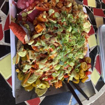Yellow Dog Eats Kitchen & Bar - Vegetarian nachos - Bars Near Me - New Smyrna Beach, Florida