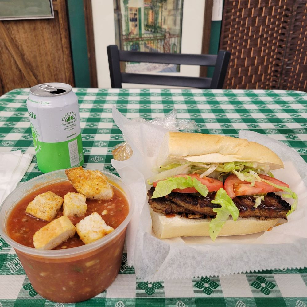 Duck In Market - Gazpacho and meatloaf po' boy - Convenience Stores Near Me - Valley Park, Missouri Duck In Market - Gazpacho and meatloaf po' boy - Convenience Stores Near Me - Valley Park, Missouri