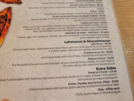Menu photo 2 Flatbread Turkish Bakery House Edinburgh, EDH