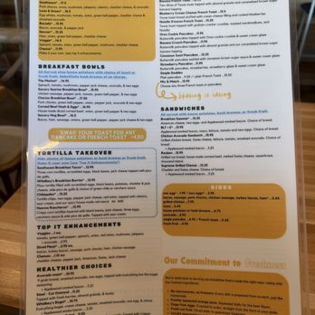 Whidbey's A Daytime Eatery - Menu - Breakfast & Brunch Near Me - Enterprise, Nevada