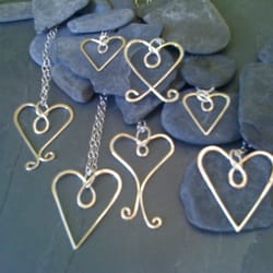 Young & Constantin Gallery - Beautiful handmade hearts by gallery owner Kathleen Young.