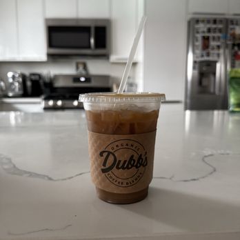 Dubb's Organic Coffee Blends - Banana oat milk latte with cinnamon - Coffee & Tea Near Me - West Hollywood, California Dubb's Organic Coffee Blends - Banana oat milk latte with cinnamon - Coffee & Tea Near Me - West Hollywood, California