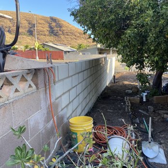 Mokoi Masonry - Nice line were able to lock it in to our existing wall - Masonry/Concrete Near Me - Waipahu, Hawaii Mokoi Masonry - Nice line were able to lock it in to our existing wall - Masonry/Concrete Near Me - Waipahu, Hawaii