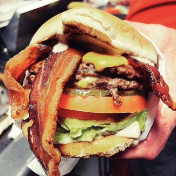 Super Burgers - Super Baconcheeseburger - Fast Food Near Me - New Caney, Texas