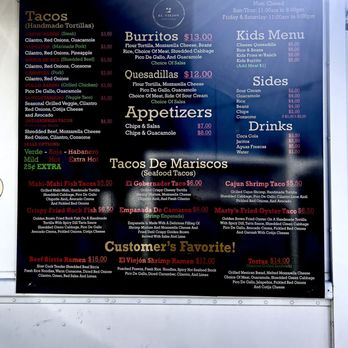 El Viejon - Menu - Mexican Near Me - Vancouver, Washington