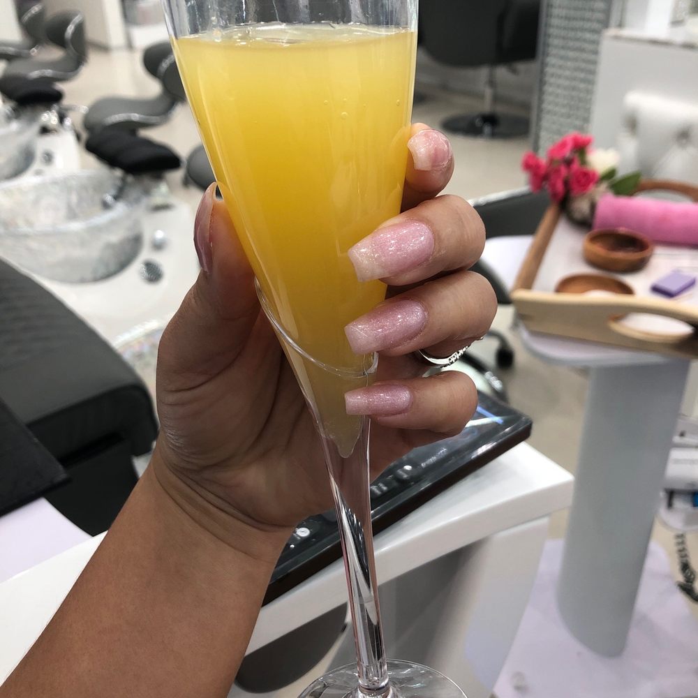 The Nail Logic - Mimosa with spa pedicure. Nails done by Gina - Nail Salons Near Me - Gilbert, Arizona The Nail Logic - Mimosa with spa pedicure. Nails done by Gina - Nail Salons Near Me - Gilbert, Arizona