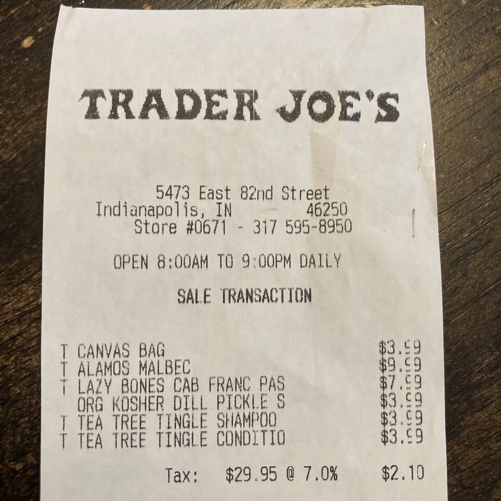 Trader Joe's - These prices are literally from 2005! What the what?! - Grocery Near Me - Indianapolis, Indiana Trader Joe's - These prices are literally from 2005! What the what?! - Grocery Near Me - Indianapolis, Indiana