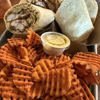 Lucky Bird - Sweet potato waffle fries - Wraps Near Me - Denver, Colorado