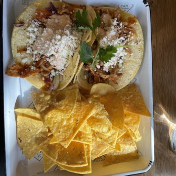 Camp Outpost - Chicken tacos. - New American Near Me - Springdale, Utah