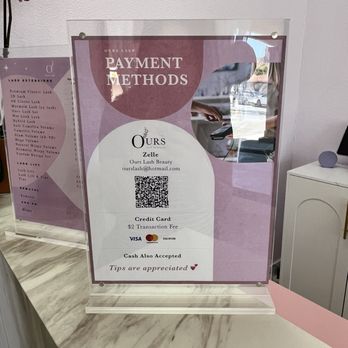 Ours Lash Beauty - Walnut - Payment methods - Eyelash Service Near Me - Walnut, California