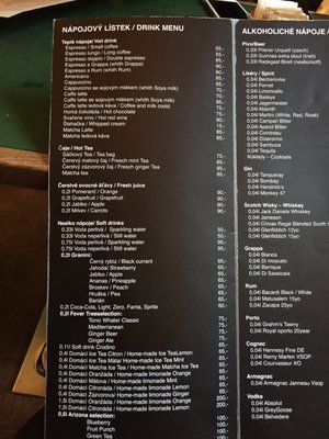 Menu photo 1 Kafka Snob Food Prague, PR Menu photo 1 Kafka Snob Food Prague, PR