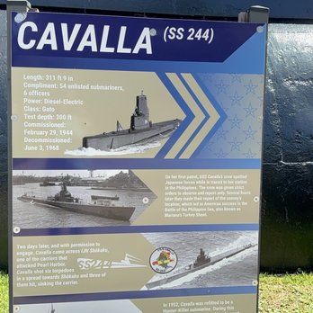Galveston Naval Museum - Info about the USS Cavalla. They sink the Japanese Carrier Shokaku on the first mission. - Historical Tours Near Me - Galveston, Texas