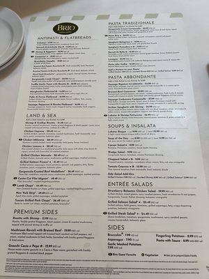Menu photo 4 Brio Italian Grille Gilbert, AZ