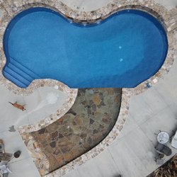 Pinnacle Pool Service - New Loop-Loc Vinyl Liner Installed.