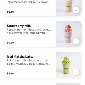 Oakobing - Drinks menu - Ice Cream & Frozen Yogurt Near Me - Pasadena, California Oakobing - Drinks menu - Ice Cream & Frozen Yogurt Near Me - Pasadena, California