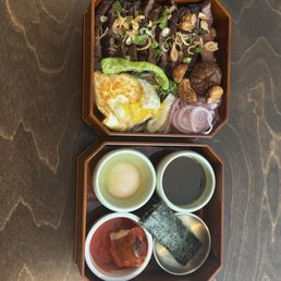 Beef steak rice chanhap Beef steak rice chanhap